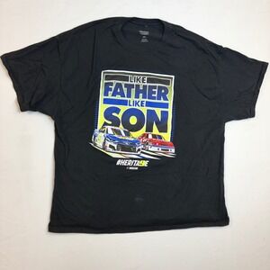 Hendrick Motorsports NASCAR Like Father Like Son Chase Elliott T-Shirt Black 3XL